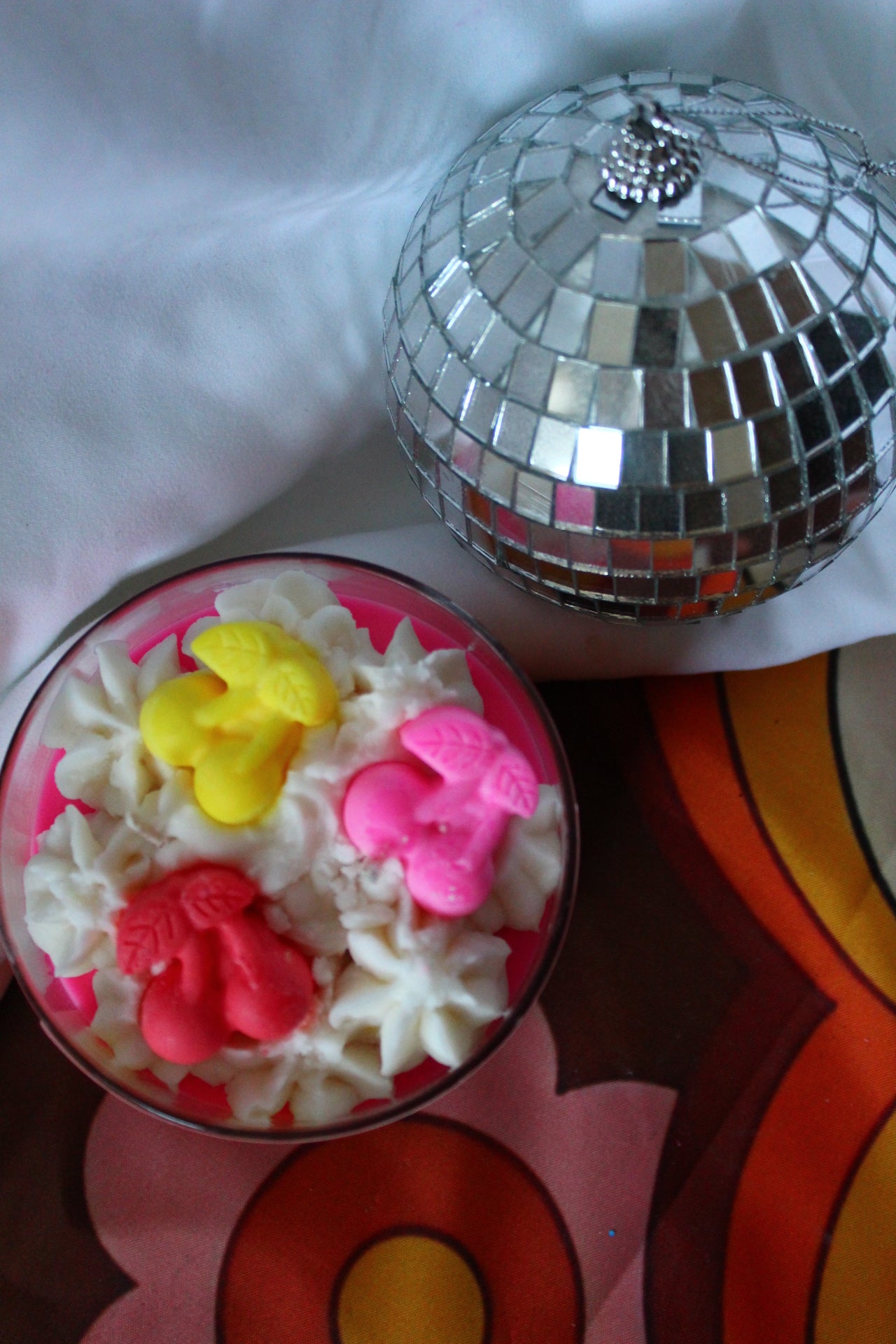 Cherry Trifle Dessert Candle