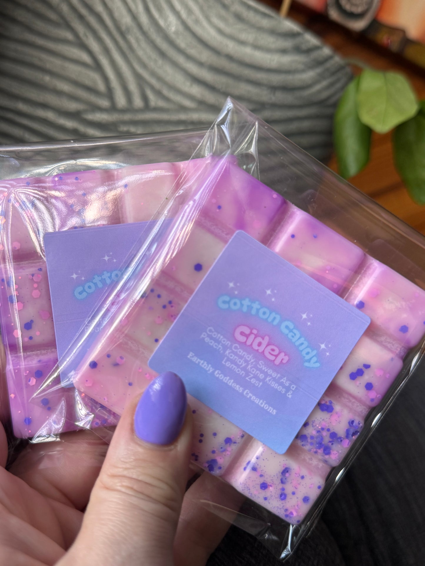 Cotton Candy Cider Wax Blocks