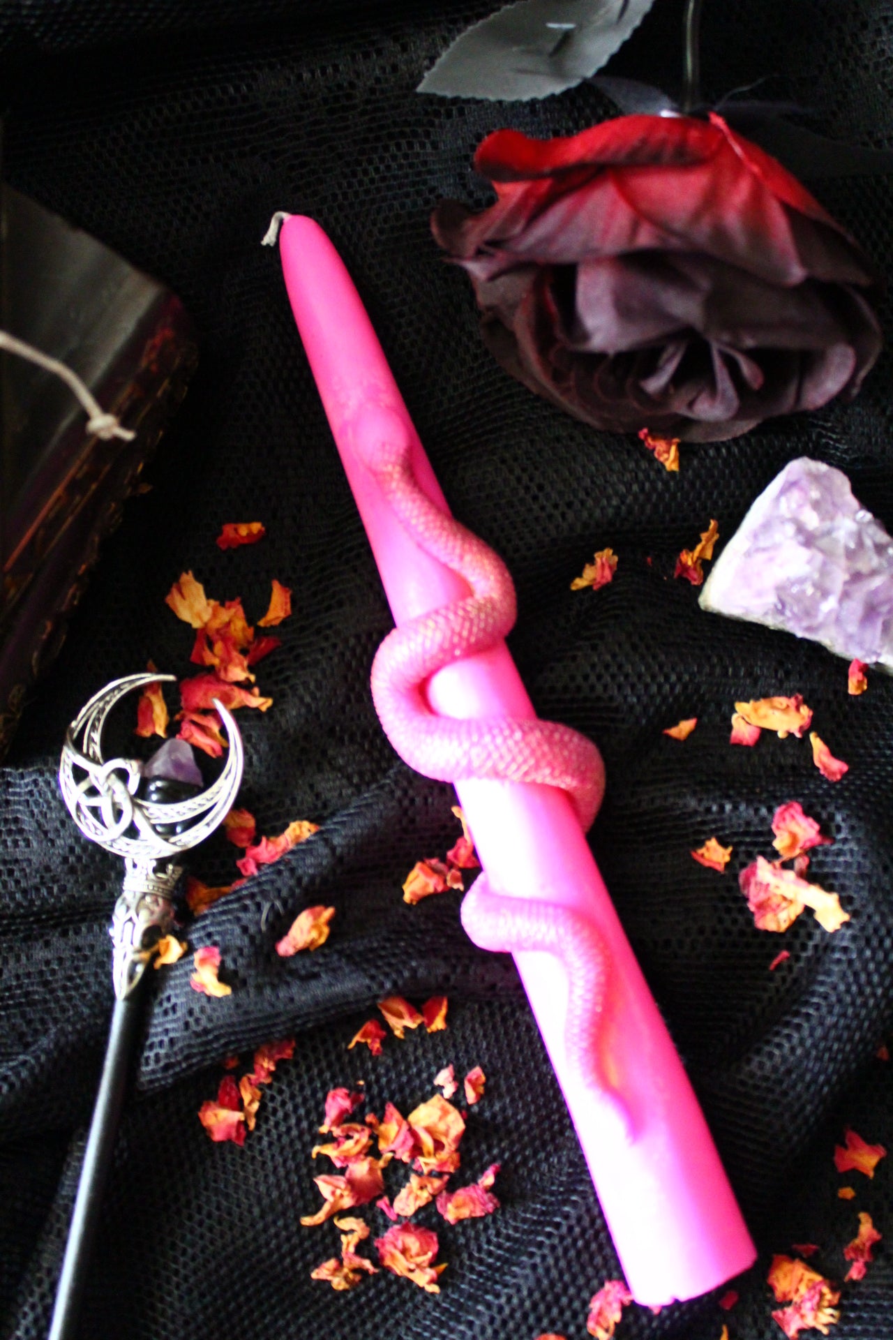 The Serpent Court Pillar Candle