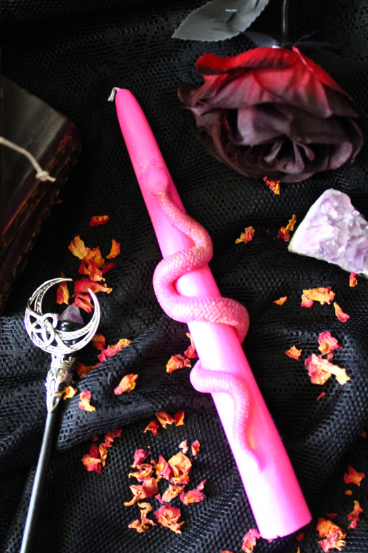 The Serpent Court Pillar Candle