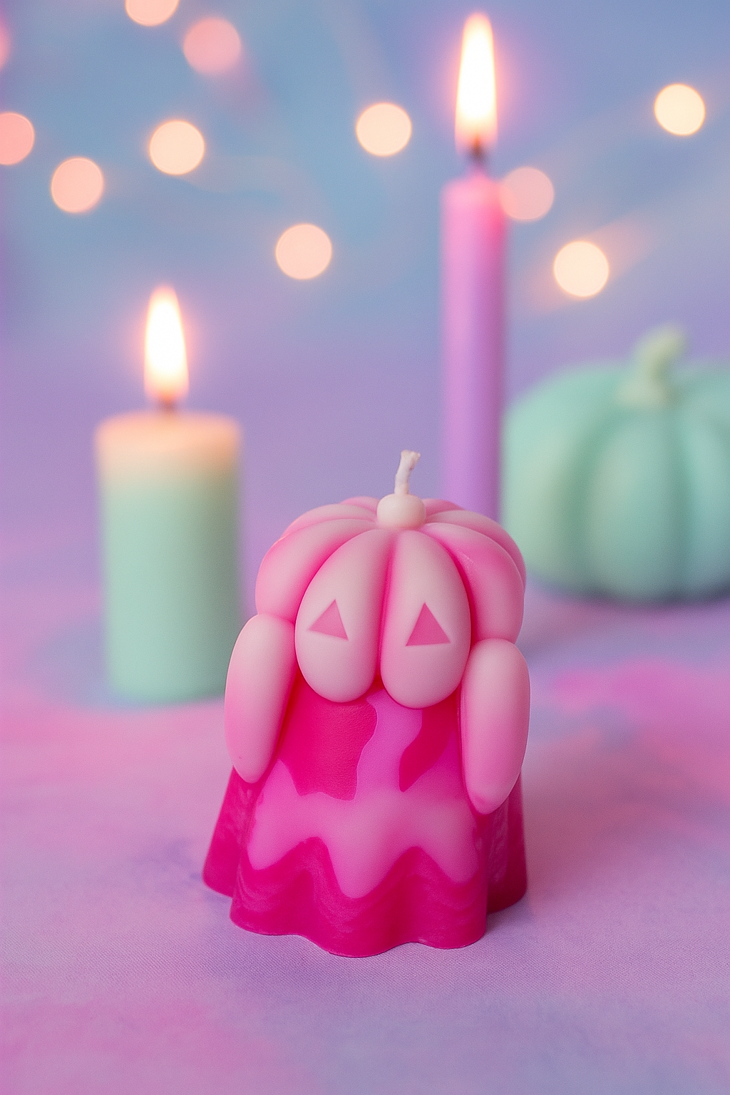Halloween Pillar Candles
